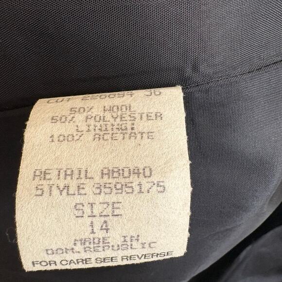 Vintage wool blend blazer - Picture 3 of 4